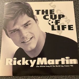 Ricky Martin "The Cup of Life" 12inch Remix rare Vintage Vinyl Record
